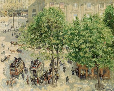 Place du Théâtre-Français, Printemps, 1898 - Camille Jacob Pissarro